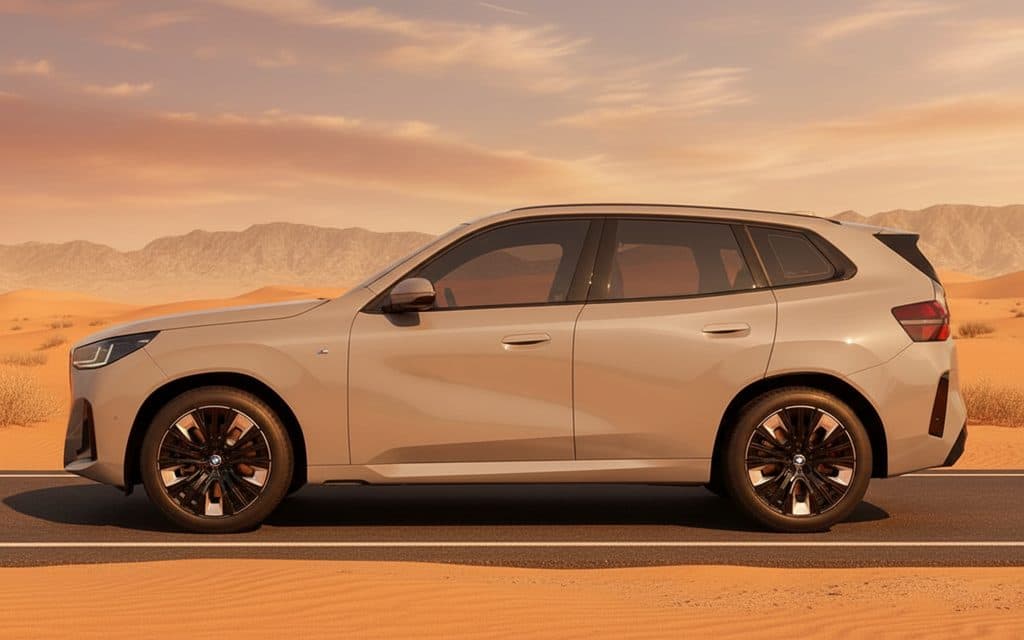 Bmw X3 2025 Grey side profile