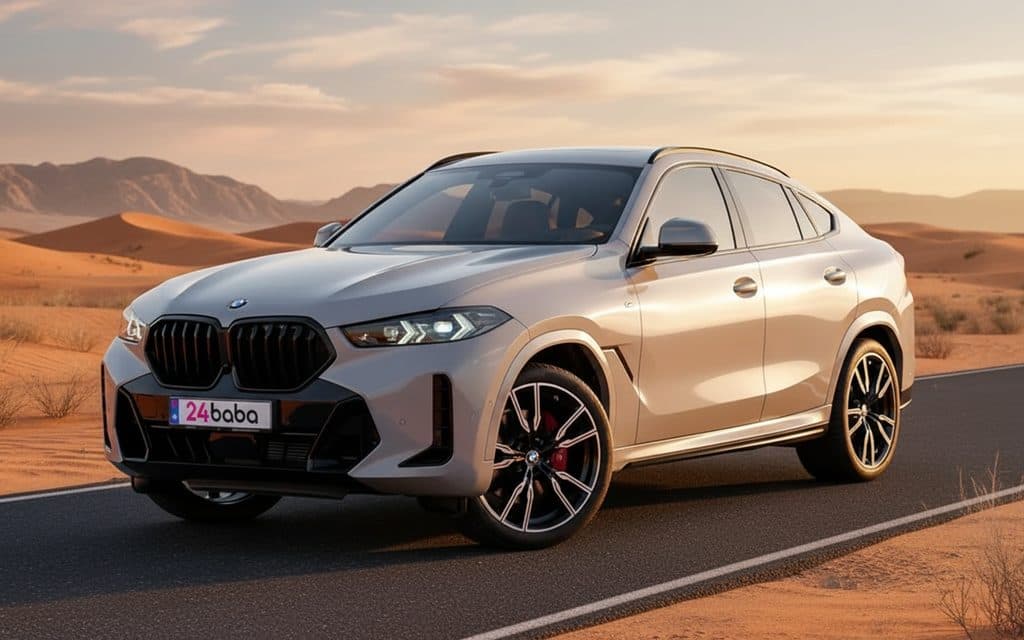Rent Bmw X6 2024 Grey in Dubai