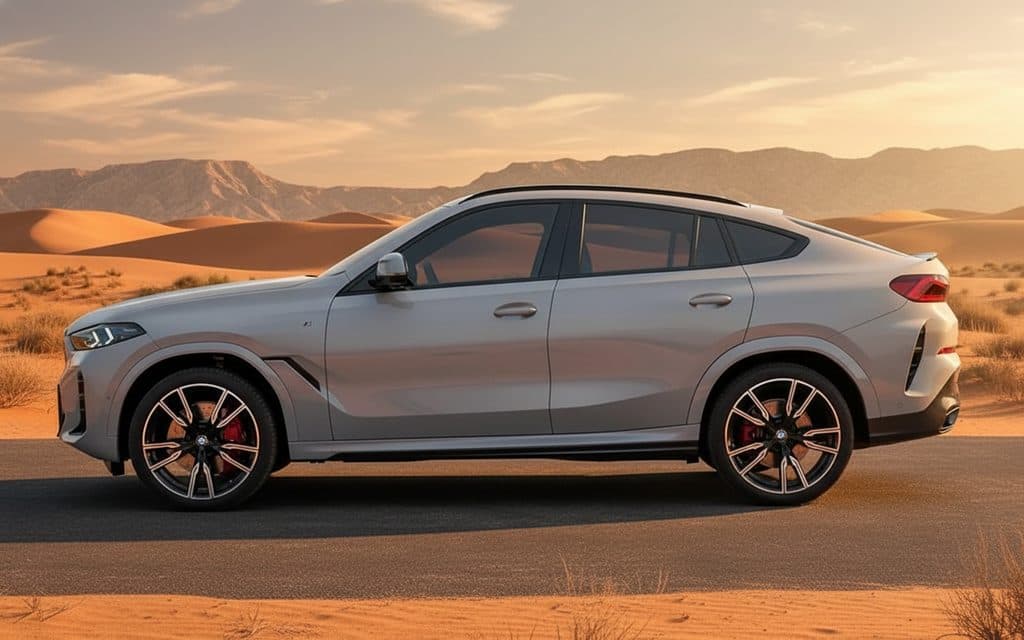 Bmw X6 2024 Grey side profile