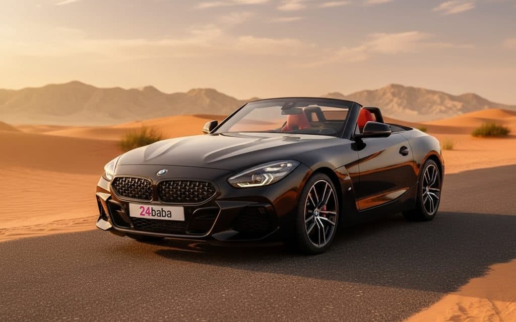 Bmw Z4 2022 Black - rental in Dubai