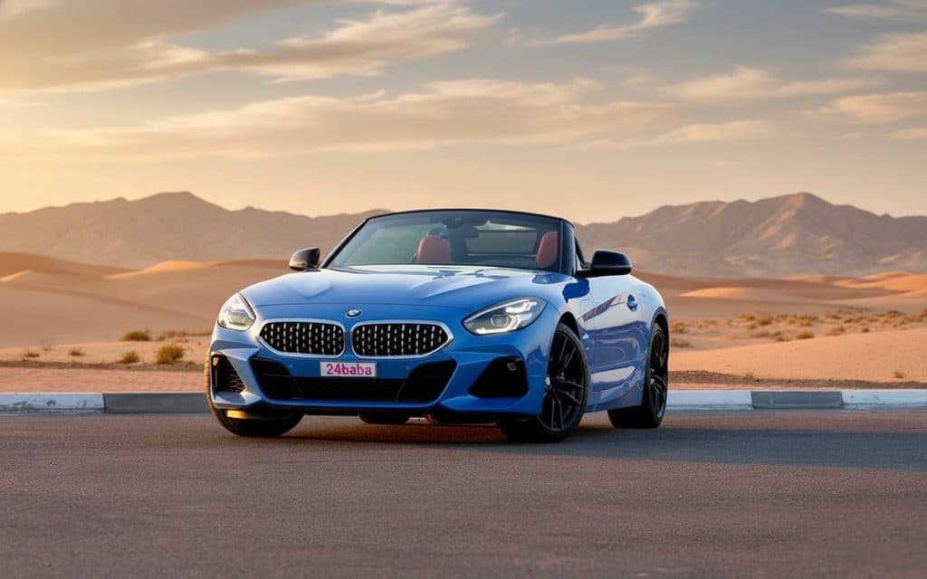Bmw Z4 2022 Blue rental in Dubai