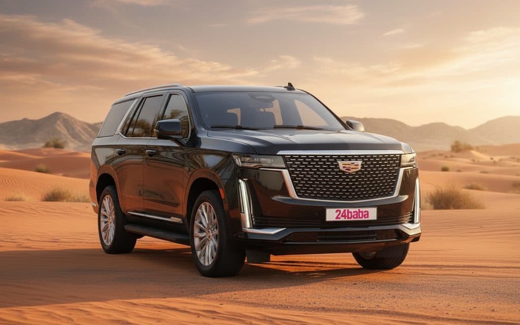 Rent Cadillac Escalade 2022 Black in Dubai