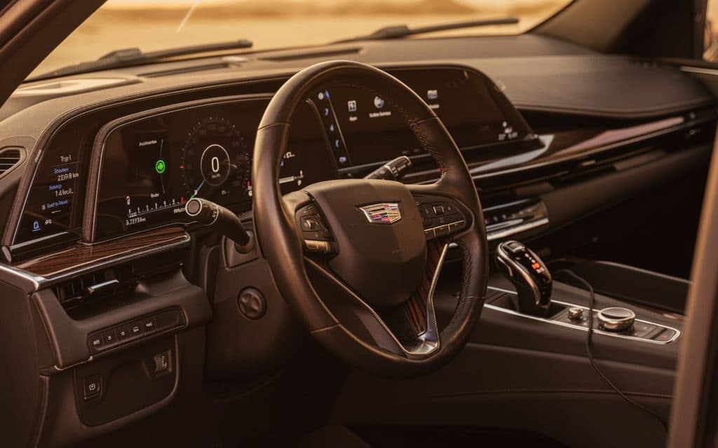 Cadillac Escalade 2022 dashboard and infotainment