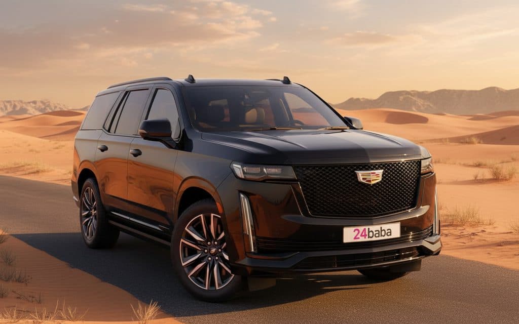 Rent Cadillac Escalade 2022 Black in Dubai