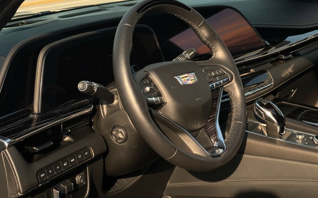 Cadillac Escalade 2022 dashboard and infotainment