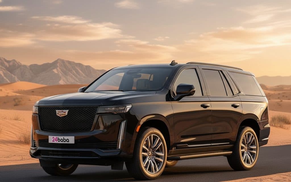 Lease Cadillac Escalade 2022 Black in Dubai