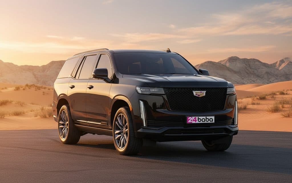 Hire Cadillac Escalade 2023 Black in Dubai