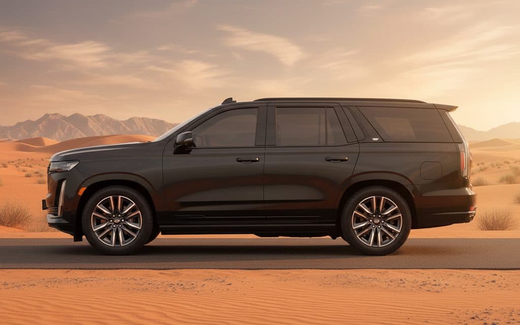Cadillac Escalade 2023 luxury look rental car in Dubai