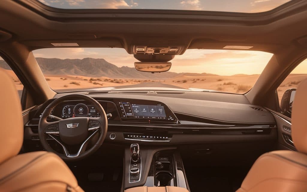 Cadillac Escalade 2023 dashboard and infotainment