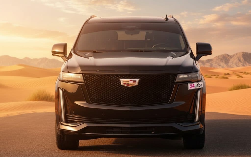 Black Cadillac Escalade 2023 hire in Dubai