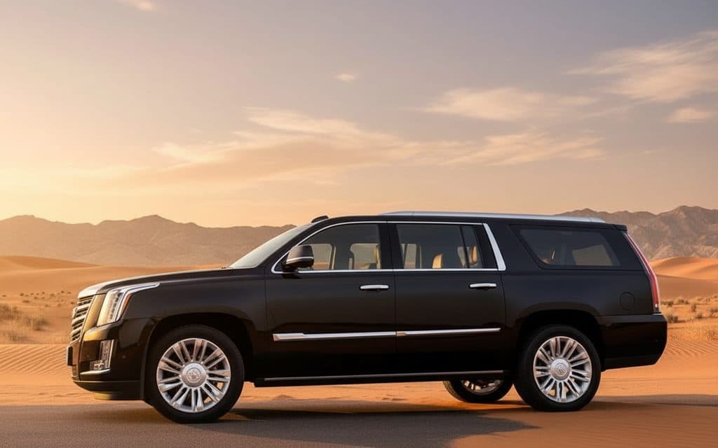 Cadillac Escalade 2024 Black side profile