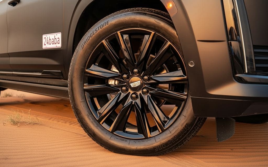 Cadillac Escalade 2024 alloy wheel close up