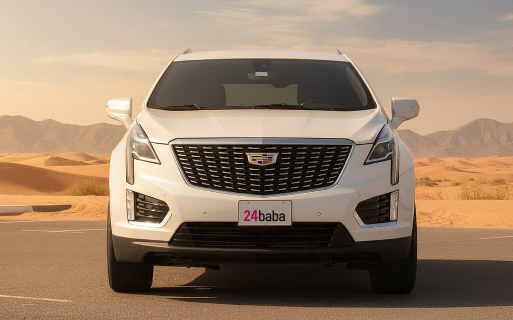 Rent Cadillac Xt5 2021 White in Dubai
