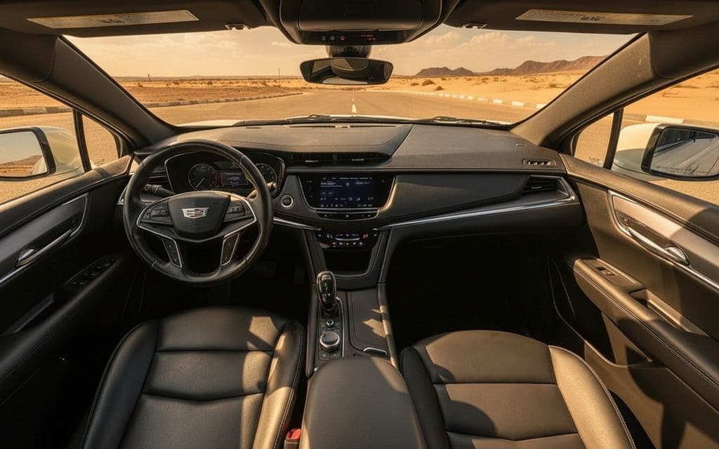 Cadillac Xt5 2021 interior view showing trim