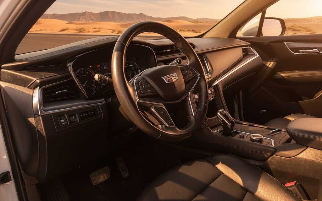 Cadillac Xt5 2021 interior view showing trim