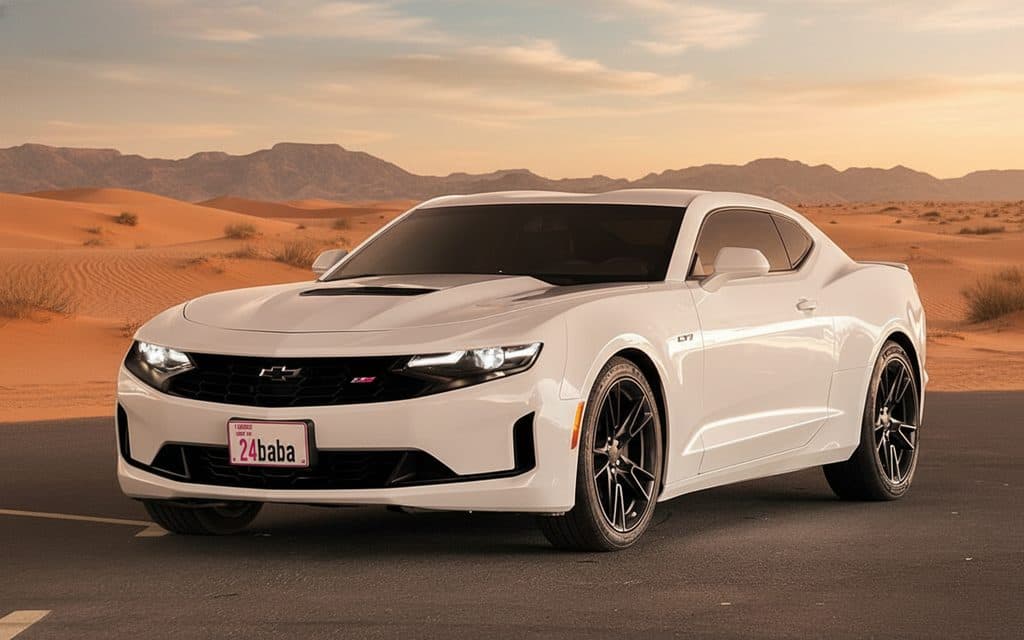Rent Chevrolet Camaro 2021 White in Dubai