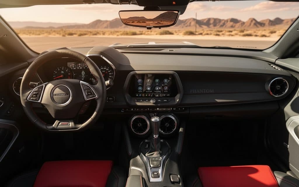 Chevrolet Camaro 2023 dashboard and infotainment