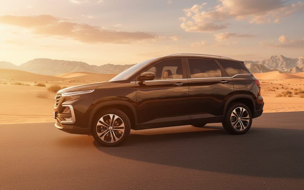 Chevrolet Captiva 2023 Black side profile