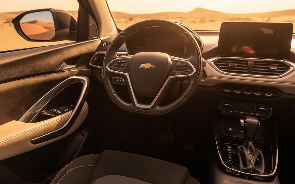 Chevrolet Captiva 2023 dashboard and infotainment