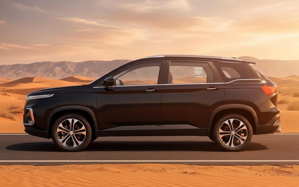 Chevrolet Captiva 2023 Black side profile