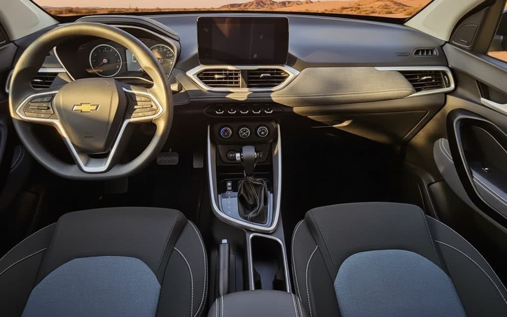 Chevrolet Captiva 2023 dashboard and infotainment