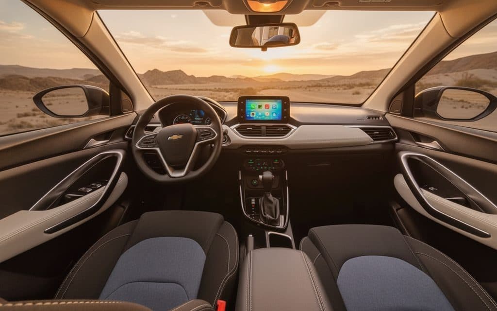 Chevrolet Captiva 2024 interior view showing trim