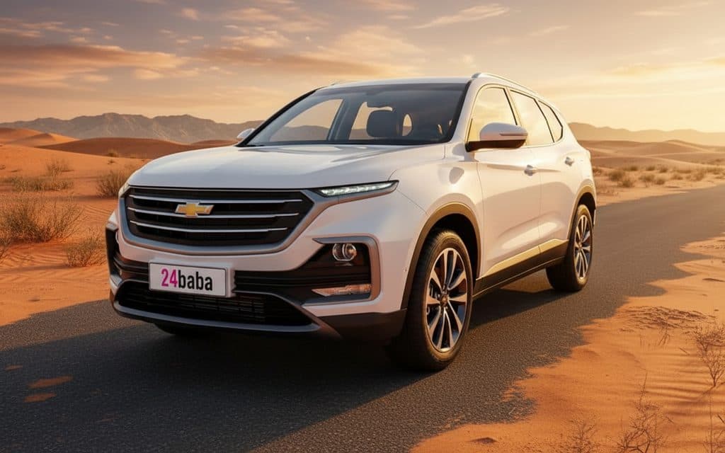 Chevrolet Captiva 2022 White - rental in Dubai