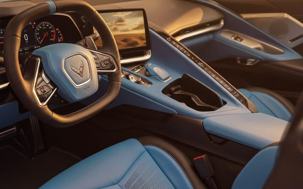 Chevrolet Corvette 2022 dashboard and infotainment