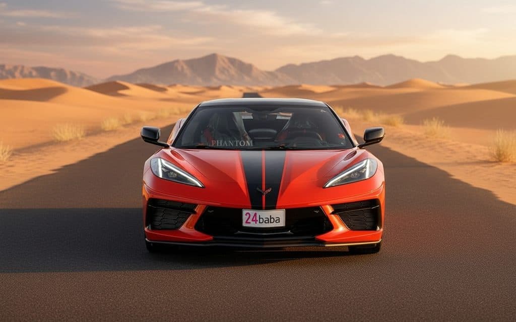Rent Chevrolet Corvette 2023 Red in Dubai
