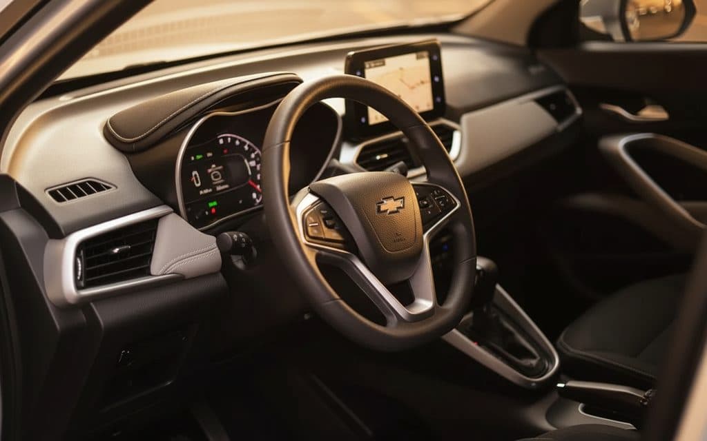 Chevrolet Groove 2023 interior view showing trim
