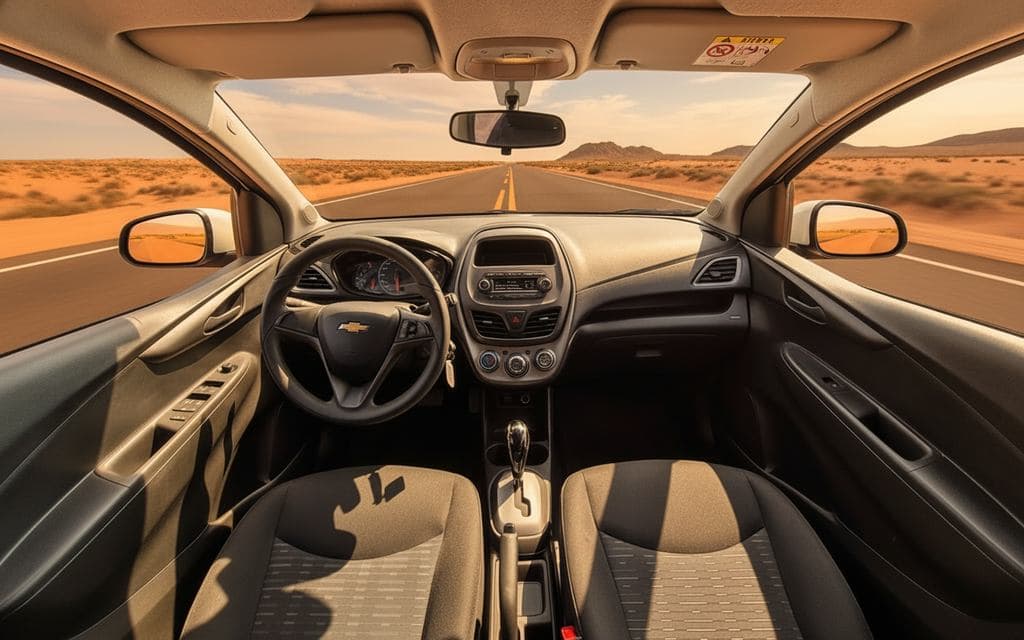 Chevrolet Spark 2025 interior view showing trim