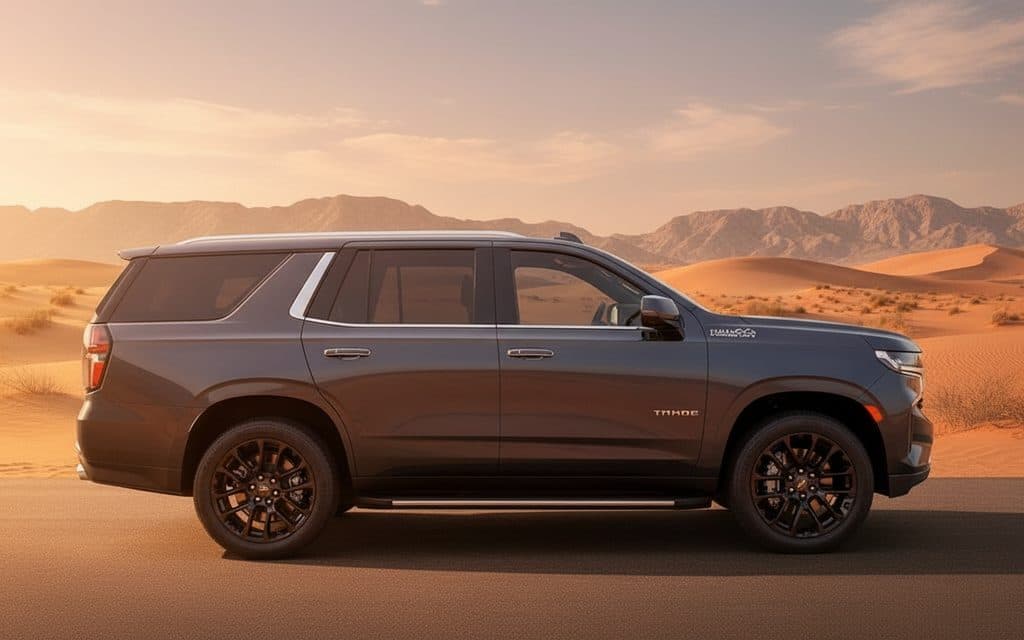 Chevrolet Tahoe 2023 Black side profile