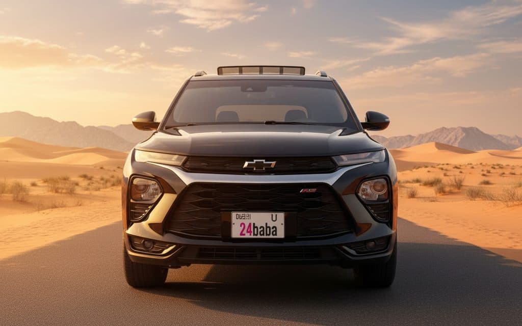 Chevrolet Trailblazer 2021 Black front view with headlights