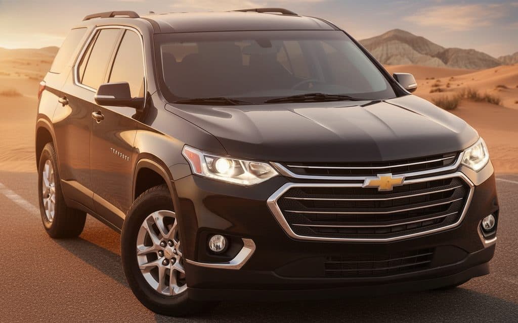 Chevrolet Traverse 2021 Black - Premium SUV Hire in Dubai