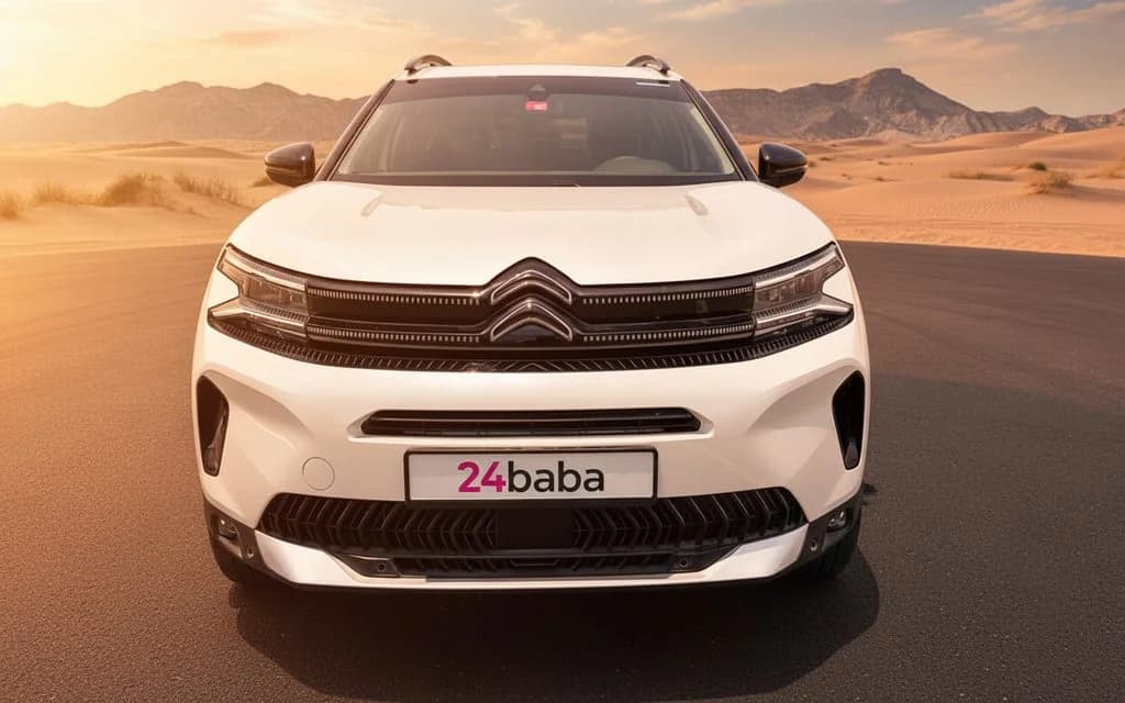 Citroen C5 2023 White - affordable rental in dubai