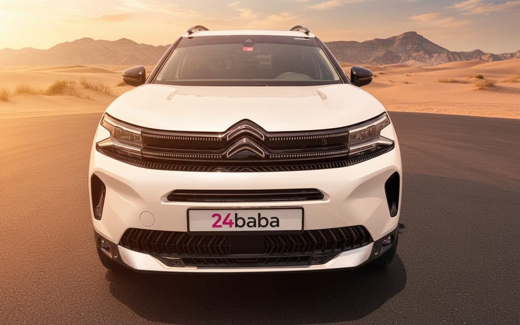 Citroen C5 2023 White - affordable rental in dubai