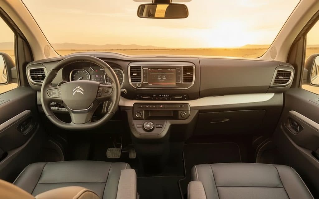 Citroen Spacetourer 2023 dashboard and infotainment
