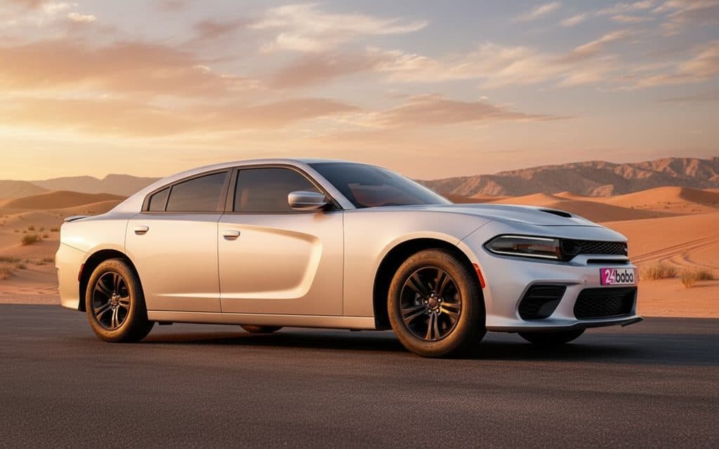 Dodge Charger 2025 Silver side profile