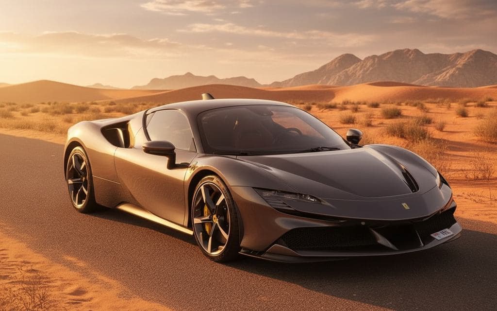 Ferrari Sf 90 2021 Grey - rental in Dubai