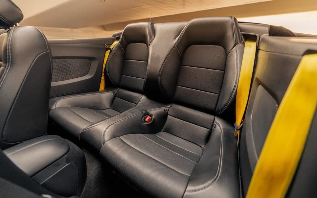 Ford Mustang 2025 leather seats and cabin