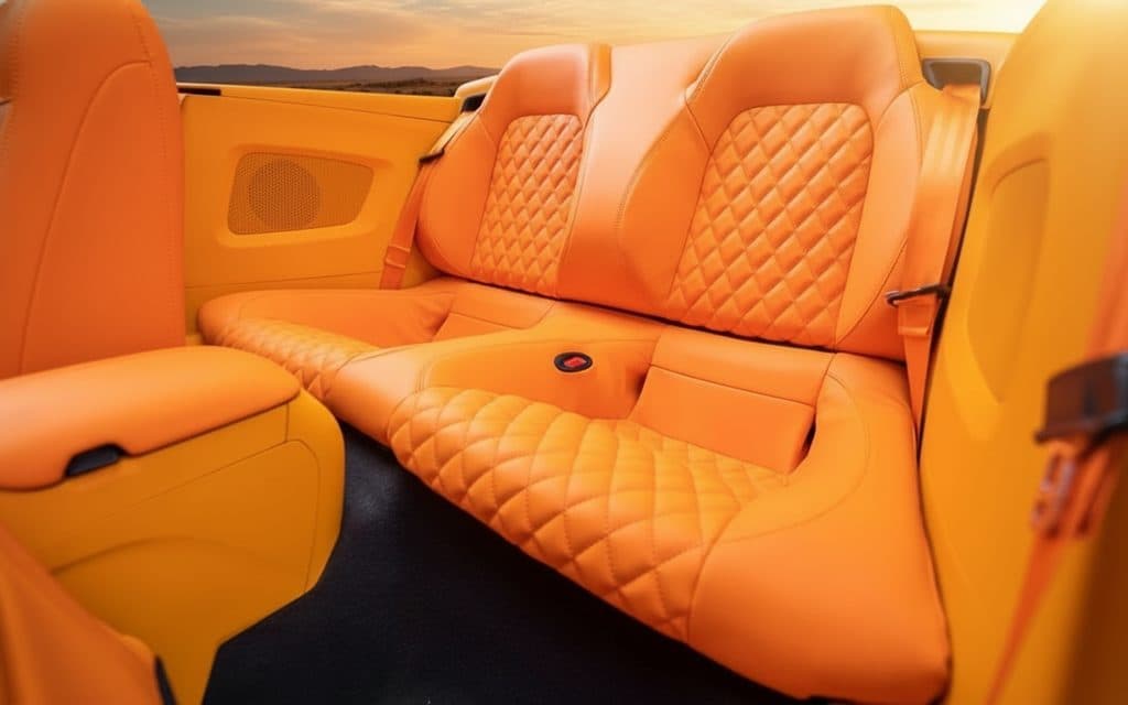 Ford Mustang 2025 leather seats and cabin