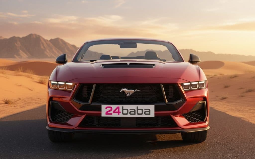 Rent Ford Mustang 2025 Red in dubai