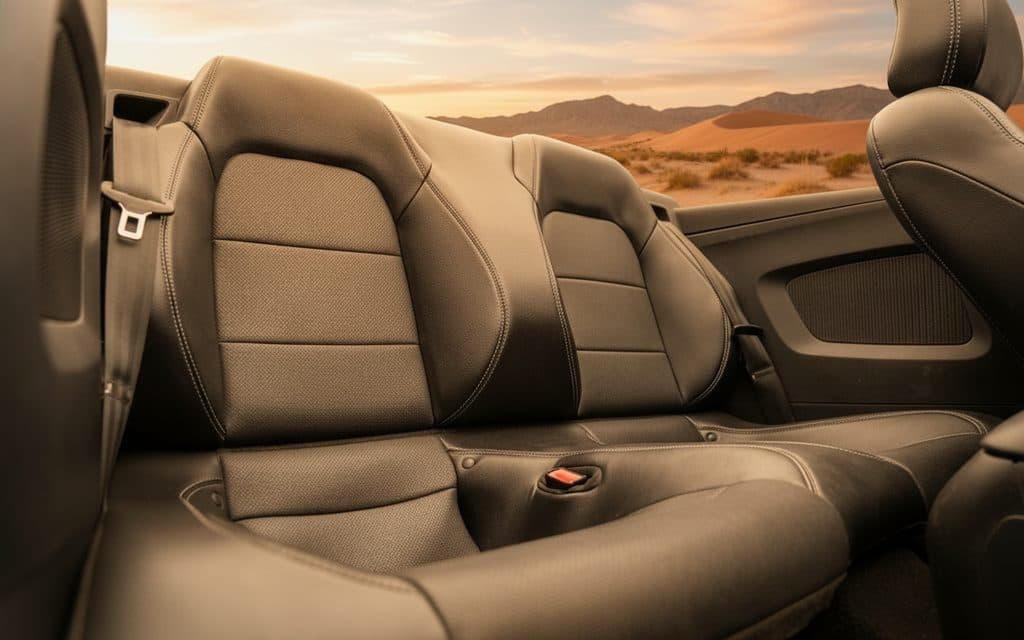 Ford Mustang 2025 leather seats and cabin