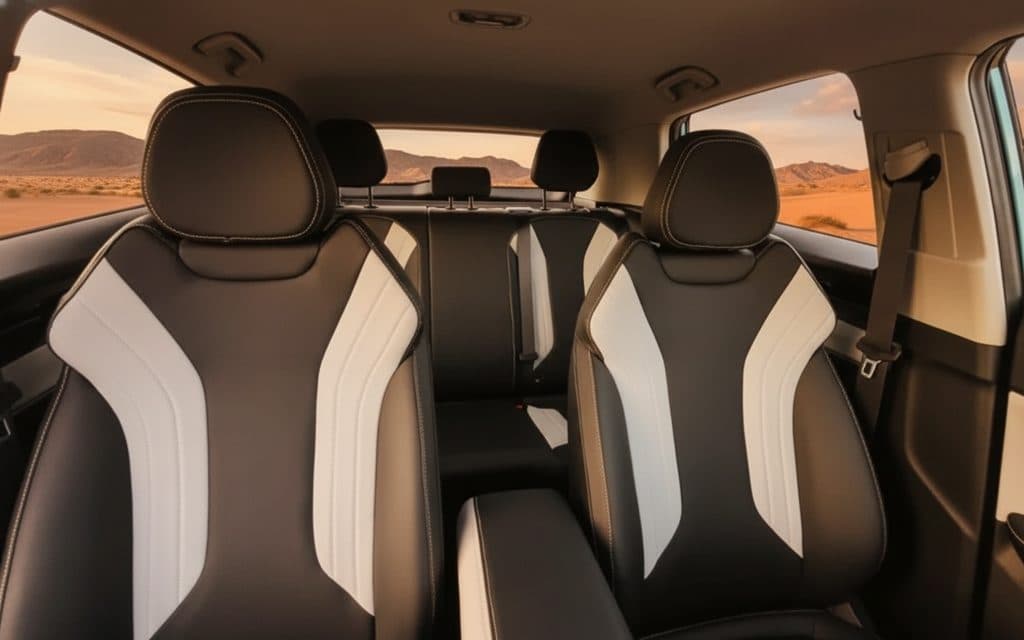 Geely Coolray 2024 leather seats and cabin