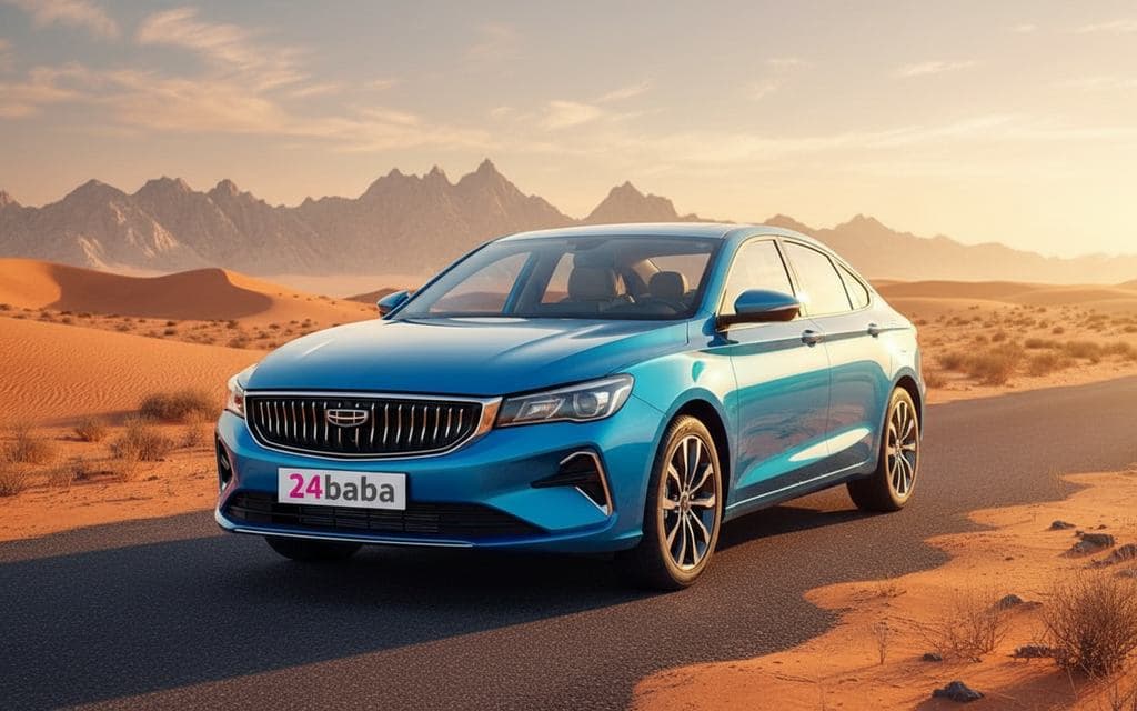 Rent Geely Emgrand 2024 Blue in Dubai