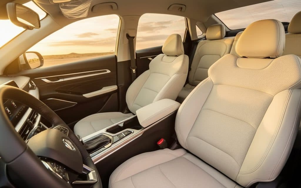 Geely Emgrand 2025 leather seats and cabin