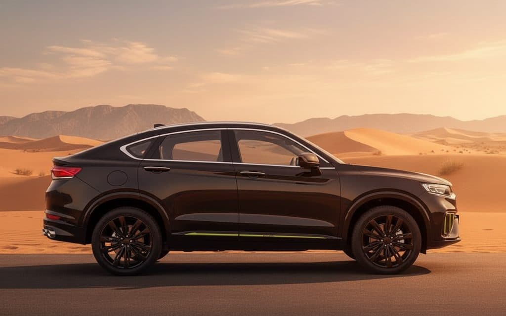 Geely Tugella 2025 Grey side profile