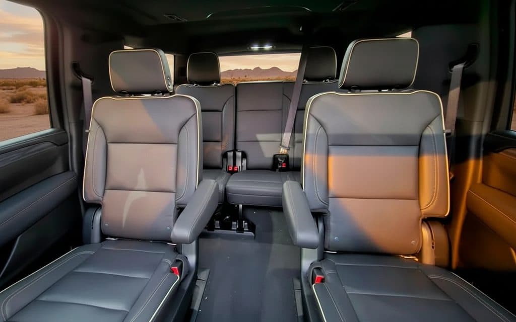 Gmc Yukon 2022 leather seats and cabin