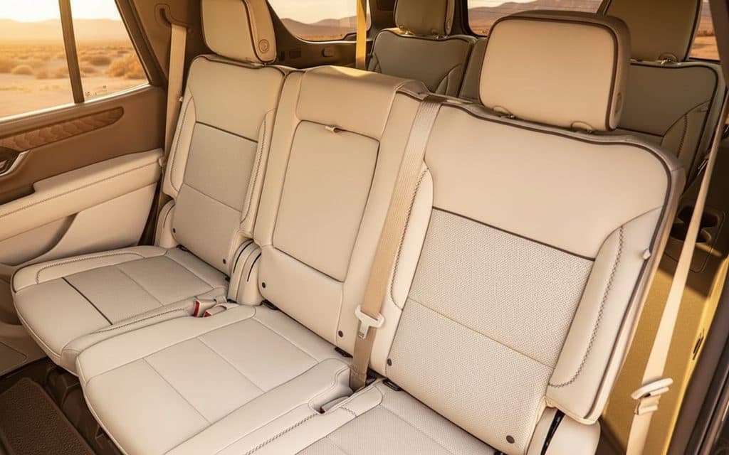 Gmc Yukon 2025 leather seats and cabin