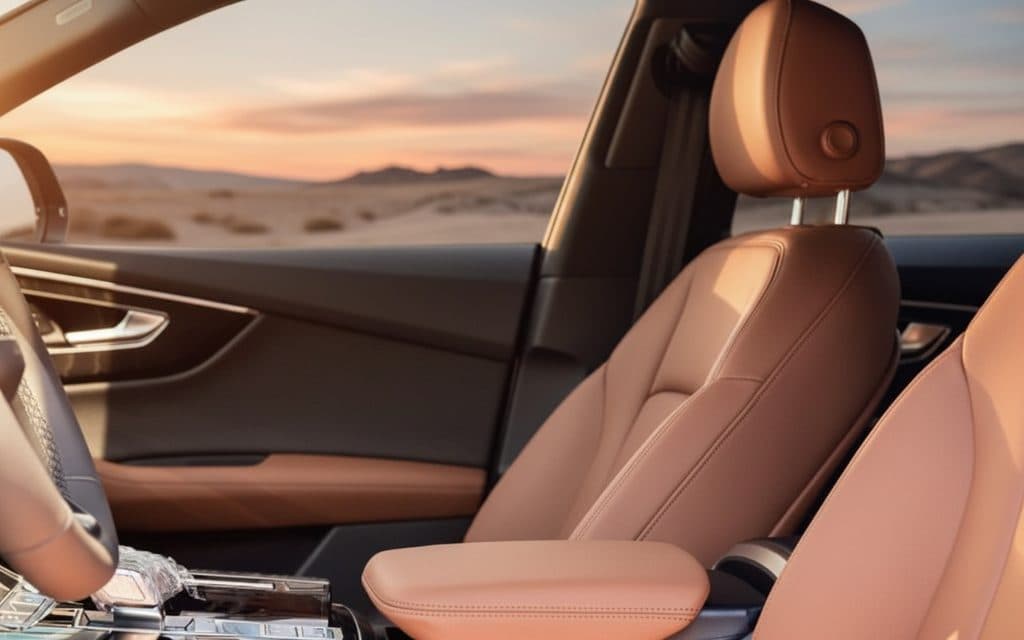 Audi Q8 2024 leather seats and cabin